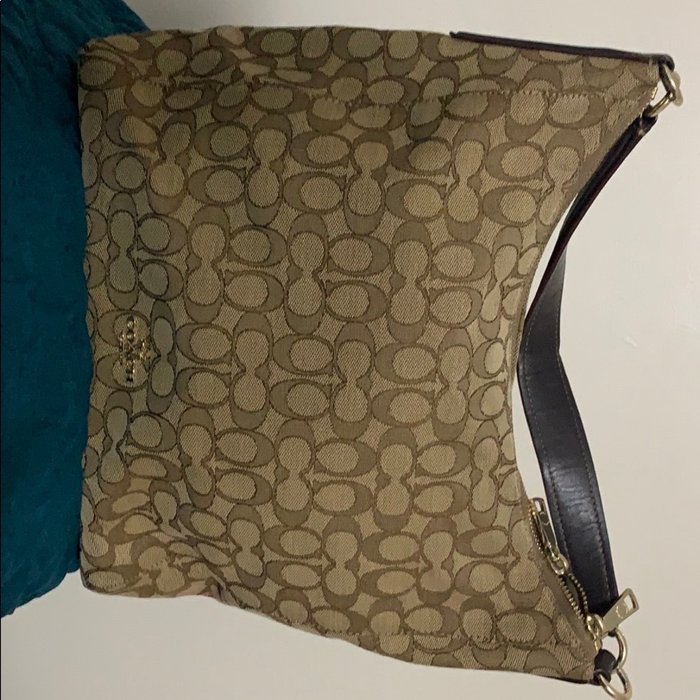 Tan Coach Purse